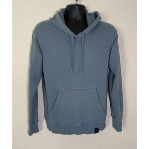 American Giant Pullover Hoodie French Terry Blue Workwear USA, S
